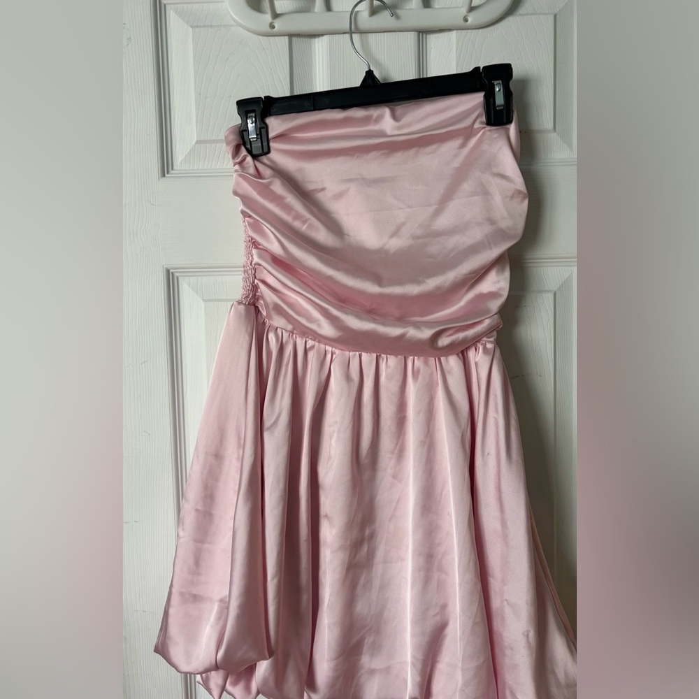Elegant Pink Strapless Dress - Originally Retailed at 20.00